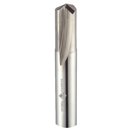 COBRA CARBIDE Straight Flute Drill Uncoated, Decimal Equivalent: 0.0905 32098